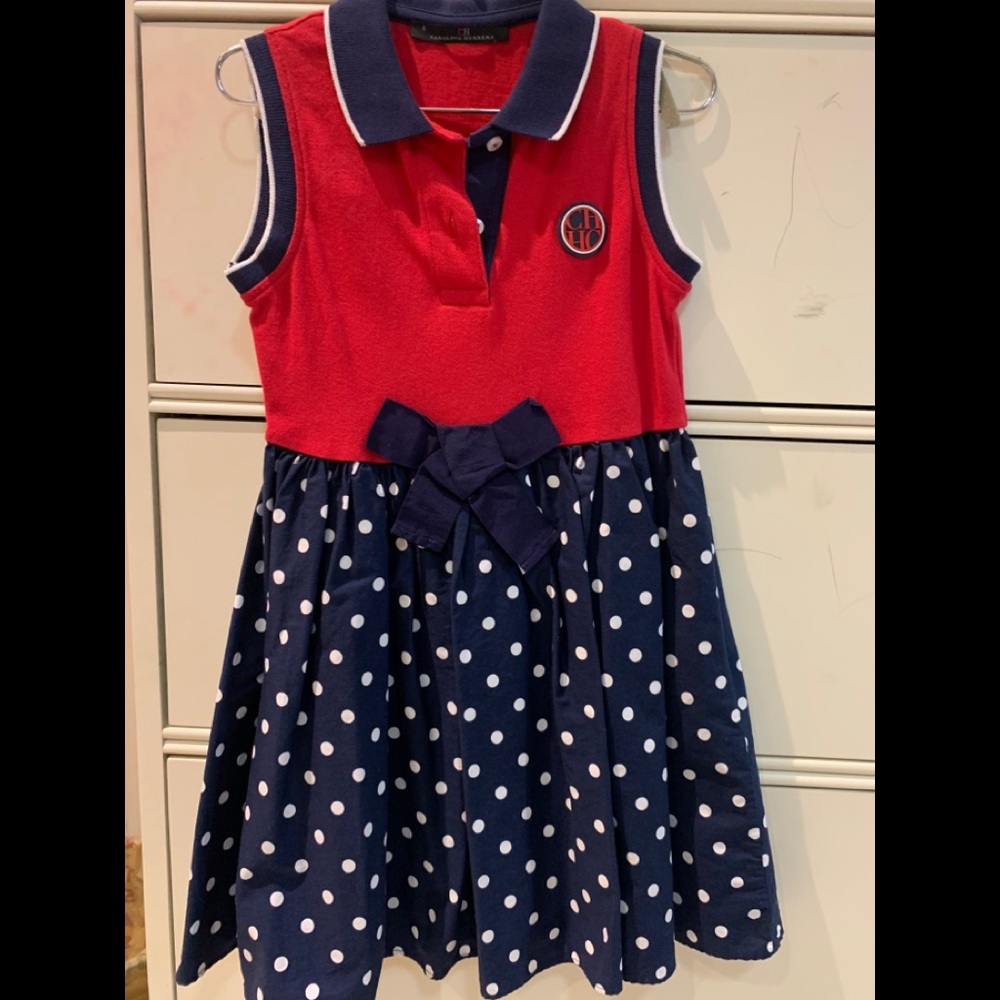 Carolina Herrera girls dress size 6, sleeveless